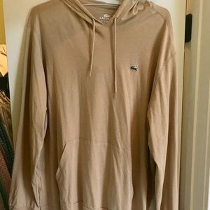 Mens Lacoste lightweight hoodie XL